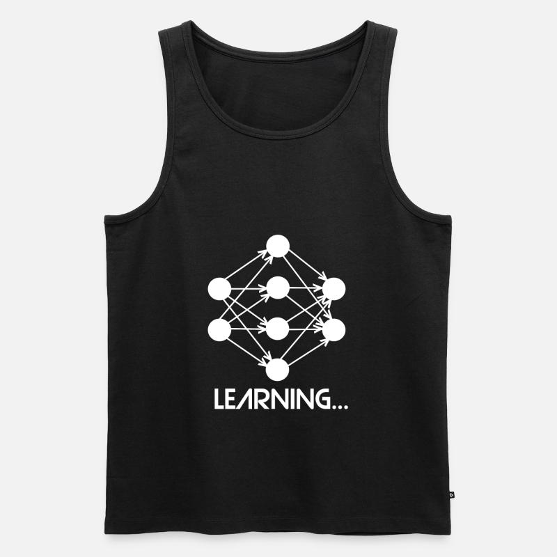 Neural Networks Machine Learning - Men's Premium Organic Tank Top - black