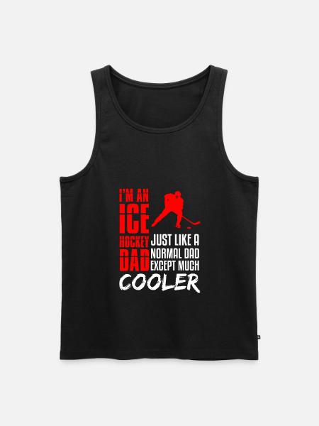 Ice Hockey Dad - Men's Premium Organic Tank Top - black