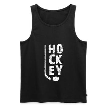 Cadeau Hockey Kids - Débardeur bio Premium Homme - noir - Devant - Michal (187cm)