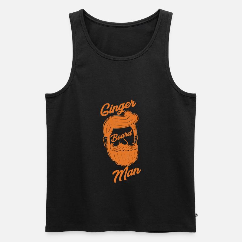 Ginger Bart - Débardeur bio Premium Homme - noir