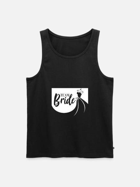 Team Bride - Men's Premium Organic Tank Top - black