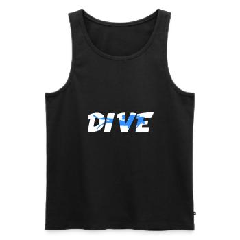 Scuba Diving Plongeur - Débardeur bio Premium Homme - noir - Devant - Michal (187cm)
