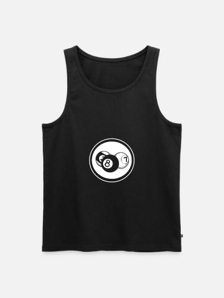 Billards - Männer Premium Bio Tank Top - Schwarz