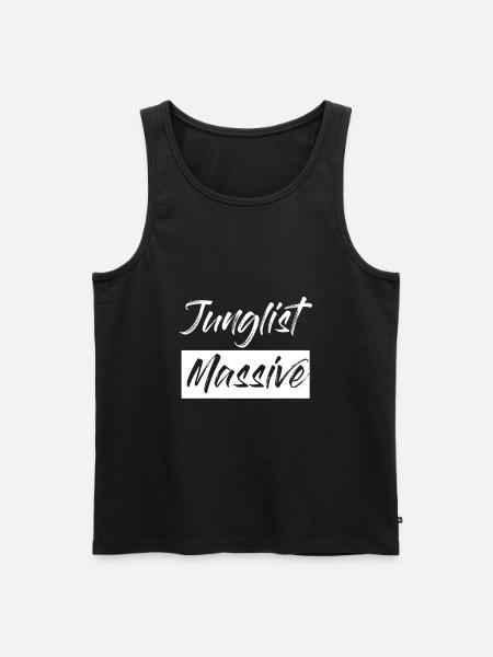 Drum And Bass Junglist Massive DnB - Men's Premium Organic Tank Top - black