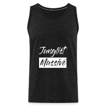 Drum And Bass Junglist Massive DnB - Männer Premium Bio Tank Top - Anthrazit - Vorne - Alexander (188cm)