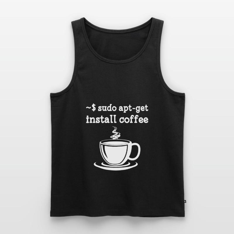 Sudo apt-get installer coffee linux Débardeur bio Premium Homme