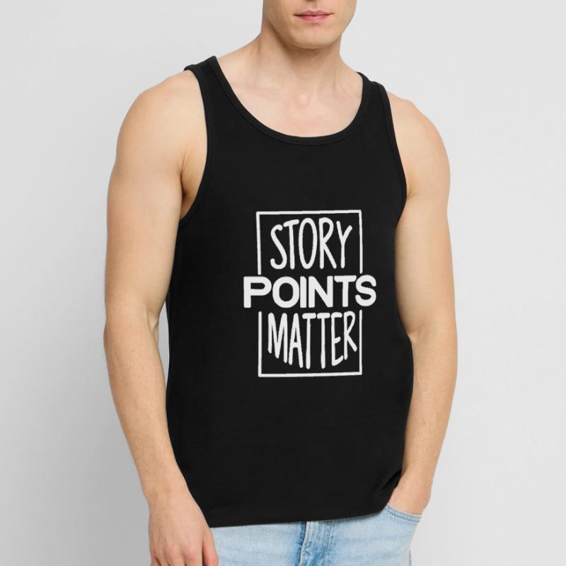 Scrum Story Points Scrum Programmierer Männer Premium Bio Tank Top