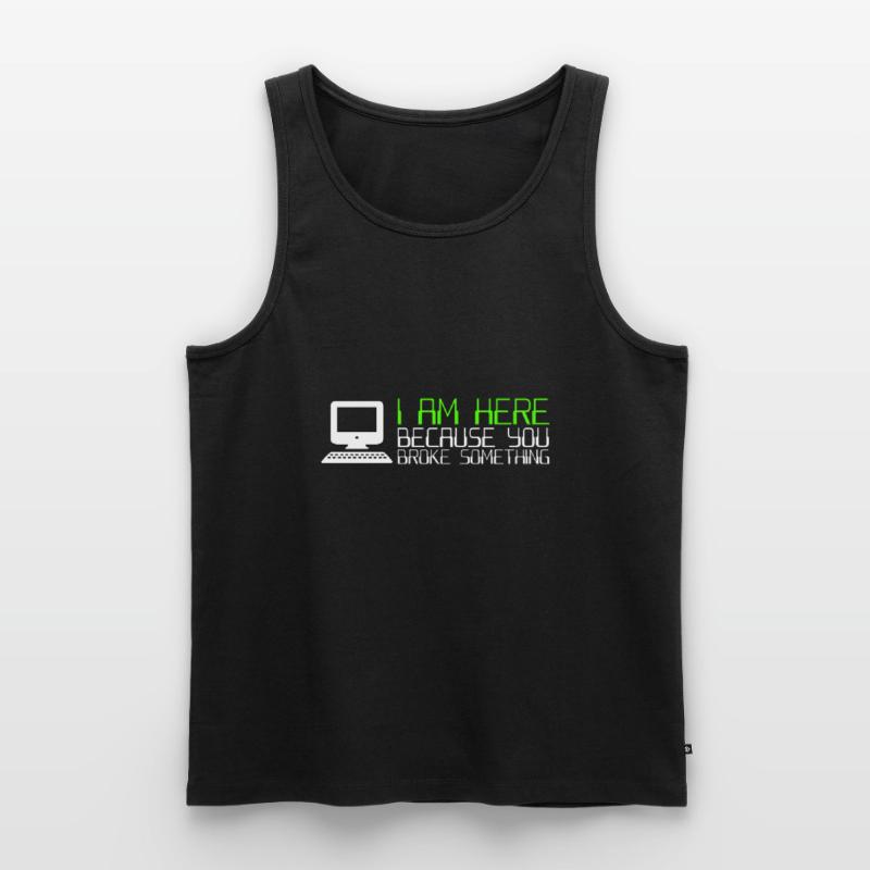 IT Computer IT Support IT Tickersystem Männer Premium Bio Tank Top