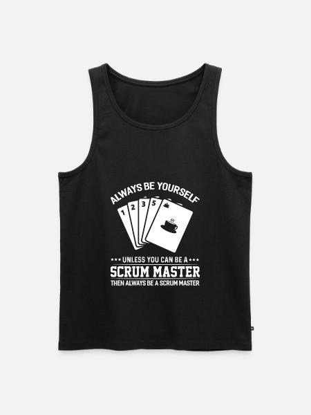 Scrum Master Agile Software Development - Men's Premium Organic Tank Top - black