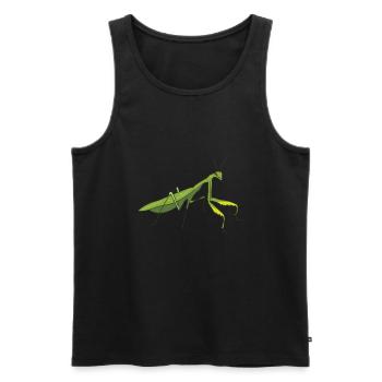 Sauterelle insecte Praying Mantis Sauterelles - Débardeur bio Premium Homme - noir - Devant - Michal (187cm)