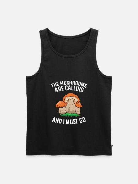 Mycology Mushroom Hunting Pick Mushrooms It's In - Men's Premium Organic Tank Top - black