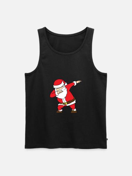 Noël Père Noël Dabbender - Débardeur bio Premium Homme - noir