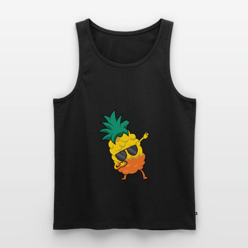 Pineapple Fruit Dabbing Pineapple Men's Premium Organic Tank Top