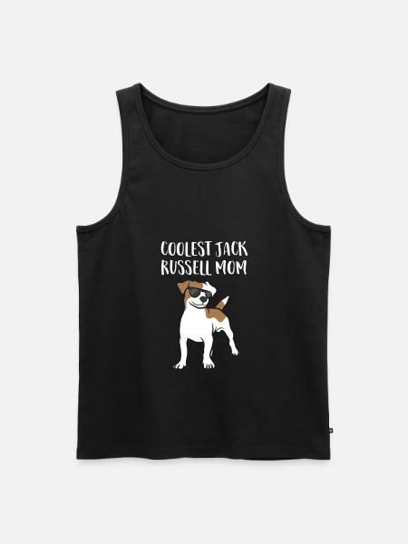 Coolest Jack Russel Mom - Men's Premium Organic Tank Top - black