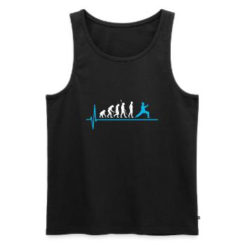 Qigong tai-chi Chigong Kampfkunst Meditation - Männer Premium Bio Tank Top - Schwarz - Vorne - AI Model Male 178 light (178cm)