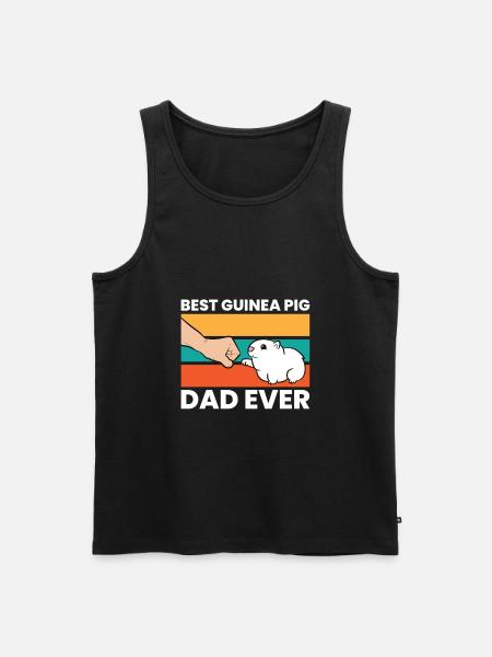 Best Guinea Pig Dad Ever - Men's Premium Organic Tank Top - black