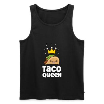 Taco Queen Amour Tacos - Débardeur bio Premium Homme - noir - Devant - Michal (187cm)