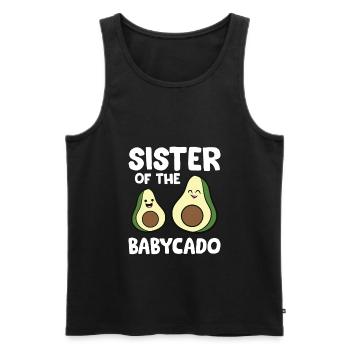 Avocado Baby Schwangerschaft Schwester der - Männer Premium Bio Tank Top - Schwarz - Vorne - Michal (187cm)