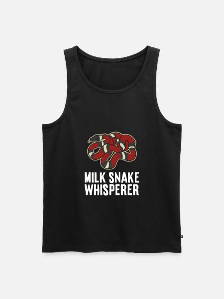 Milk Snake Whisperer - Men's Premium Organic Tank Top - black