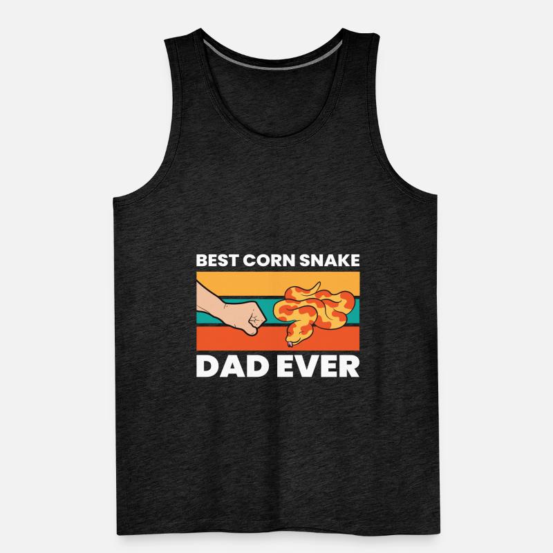 Corn Snake Pet Dad Best Corn Snake Dad Ever Men's Premium Organic Tank Top
