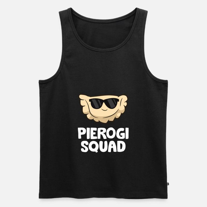 Pierogi Effectif Pologne Pierogi - Débardeur bio Premium Homme - noir