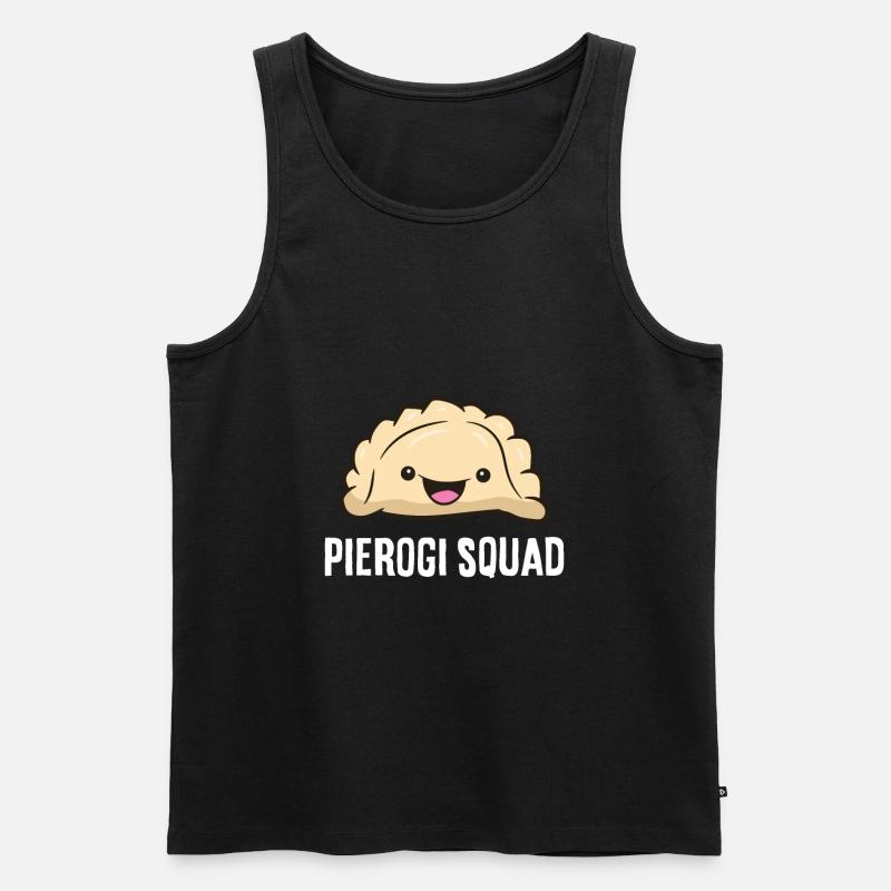 Pierogi Effectif Pologne Pierogi - Débardeur bio Premium Homme - noir