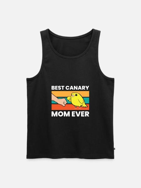 Best Canary Mom Ever - Men's Premium Organic Tank Top - black