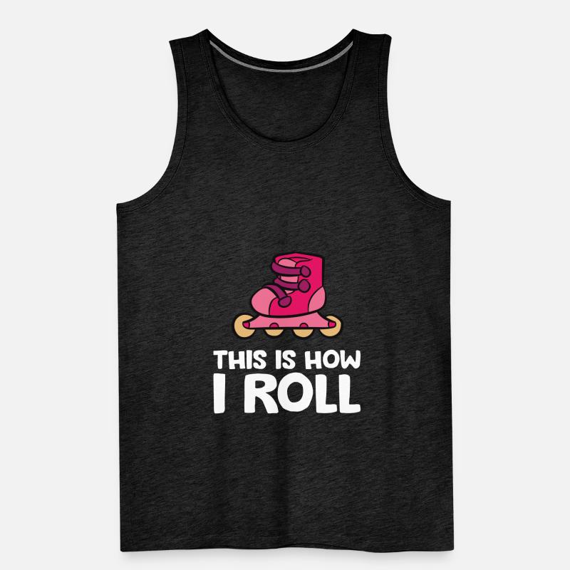 Inline-Skating Rollerblading So rolle ich Männer Premium Bio Tank Top