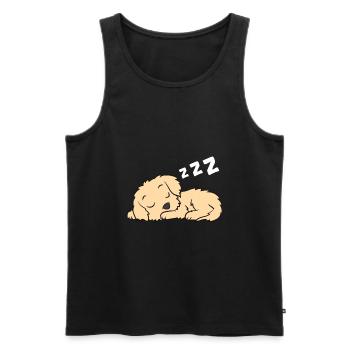 Morkie Sommeil Paresseux Morkie Pyjama Sommeil - Débardeur bio Premium Homme - noir - Devant - Michal (187cm)