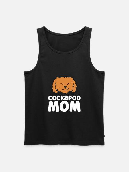 Cockapoo Dog Mama Cockapoo Mom - Men's Premium Organic Tank Top - black