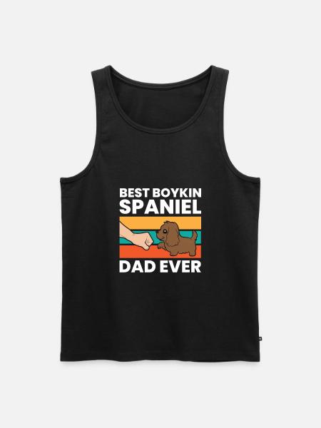 Best Boykin Spaniel Dad Ever - Men's Premium Organic Tank Top - black