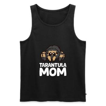 Tarantula Mom Tarantula Spider Owner Funny - Men's Premium Organic Tank Top - black - Front - AI Model Male 178 light (178cm)