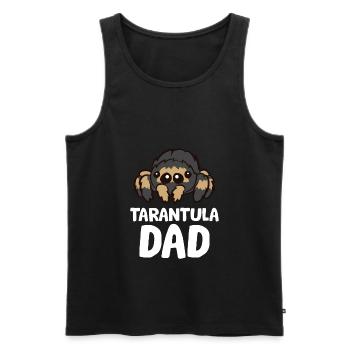 Tarantula Dad Tarantula Spider Owner Funny - Men's Premium Organic Tank Top - black - Front - AI Model Male 178 light (178cm)