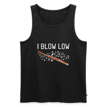 Fagottist für Fagottorchester und Fagottist - Männer Premium Bio Tank Top - Schwarz - Vorne - AI Model Male 178 light (178cm)
