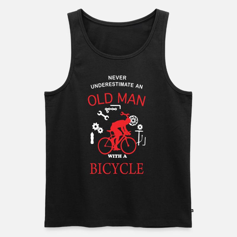 Bicycle Hell - Männer Premium Bio Tank Top - Schwarz