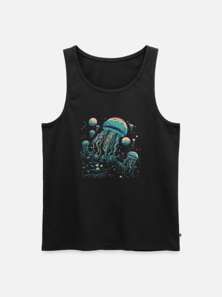 Méduse - Débardeur bio Premium Homme - noir