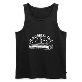 Französische Harfinisten und Harmonikaspieler - Männer Premium Bio Tank Top - Schwarz - Vorne - Michal (187cm)