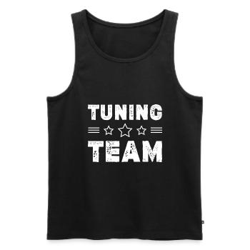 Équipe de tuning - Débardeur bio Premium Homme - noir - Devant - AI Model Male 178 light (178cm)