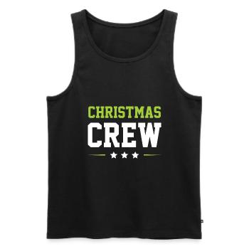 Christmas Crew - Männer Premium Bio Tank Top - Schwarz - Vorne - Michal (187cm)