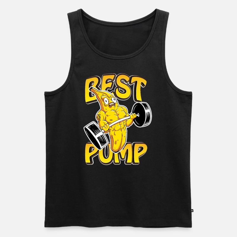 Pumpen Best Pump Geschenk - Männer Premium Bio Tank Top - Schwarz