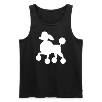 DOG CAT PET - Men's Premium Organic Tank Top - black - Front - Michal (187cm)