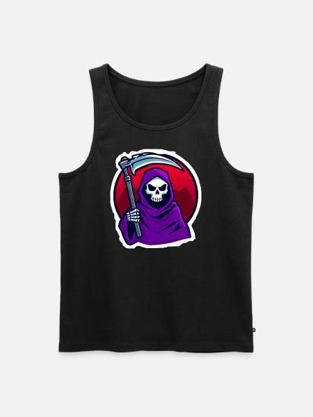 Reaper - Männer Premium Bio Tank Top - Schwarz