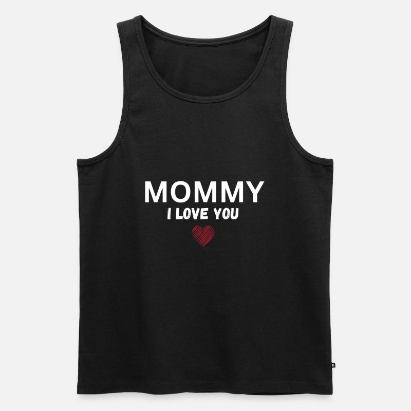 Maman je t’aime - Débardeur bio Premium Homme - noir