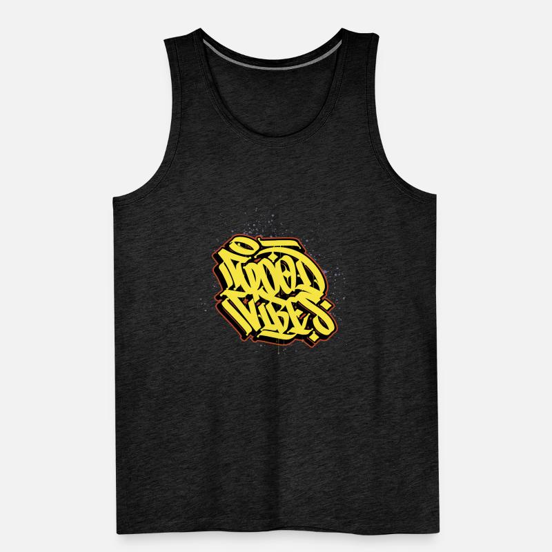 script letters Men's Premium Organic Tank Top