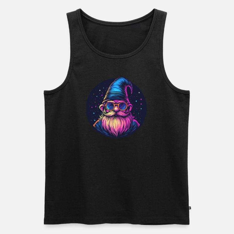 Space Dwarf Retro Look - Men's Premium Organic Tank Top - black