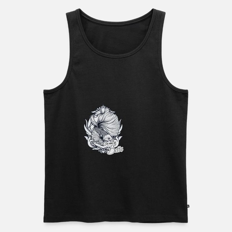 Fishkeeping - Männer Premium Bio Tank Top - Schwarz