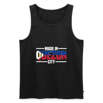 Philippinen Flagge | Filipino Land Asien Geschenke - Männer Premium Bio Tank Top - Schwarz - Vorne - Michal (187cm)