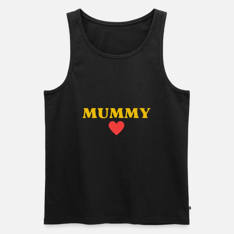 Best Mummy ever - Männer Premium Bio Tank Top - Schwarz
