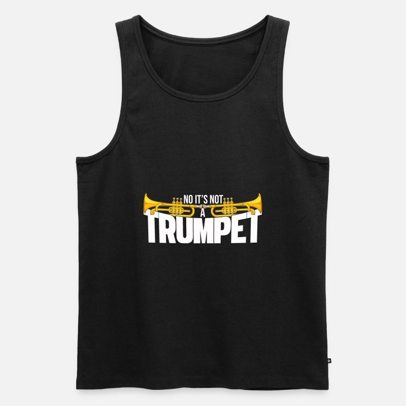Melophon - Männer Premium Bio Tank Top - Schwarz