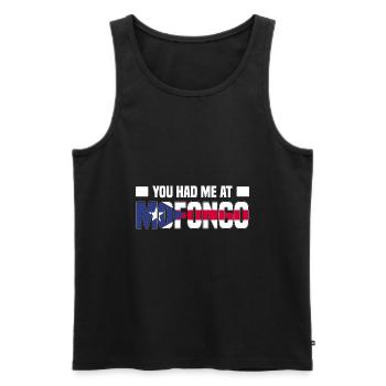 Puerto Rico | Puerto Ricaner Flagge Geschenkideen - Männer Premium Bio Tank Top - Schwarz - Vorne - Michal (187cm)